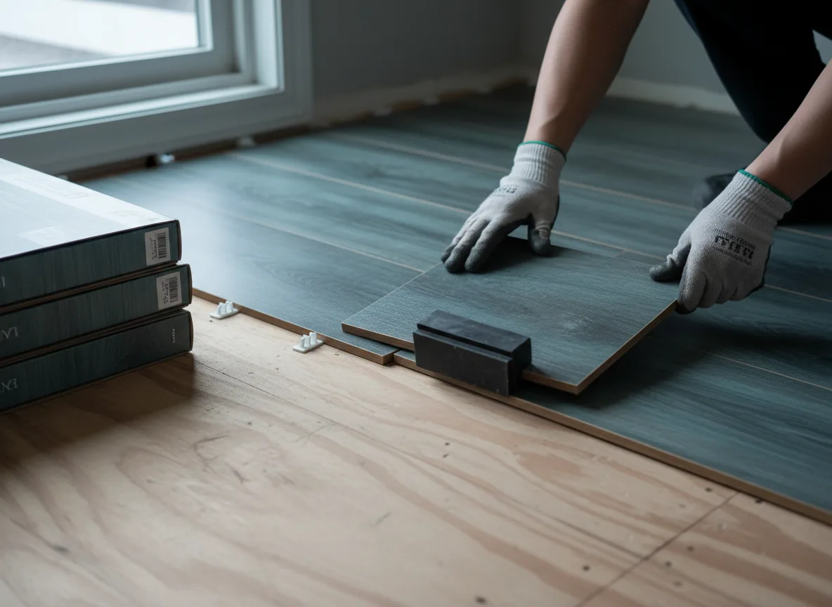 Luxury Vinyl Plank Installation company in Mcbrides, MI